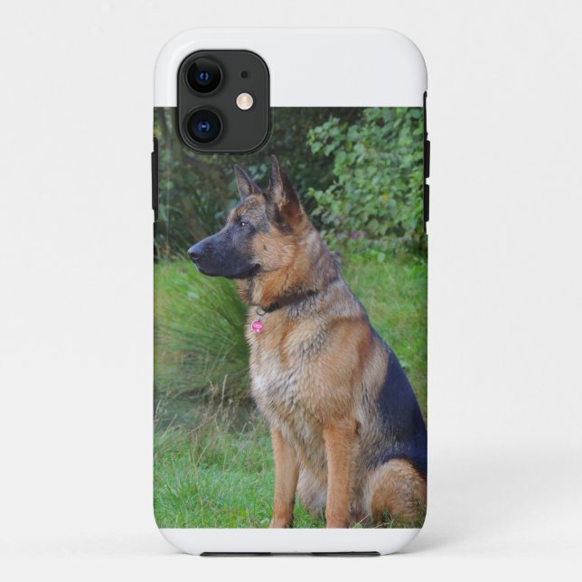 mobile case of German shepherd (Back)