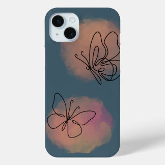 Mobile case with butterflies