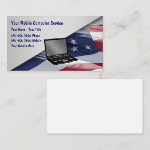 Mobile Computer Repair Business Cards
