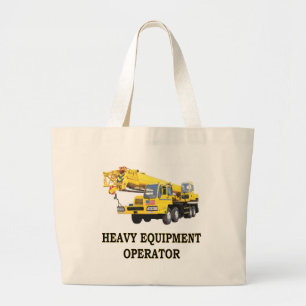 MOBILE CRANE LARGE TOTE BAG