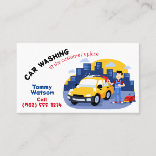 Mobile detailing service   Funny Business Card