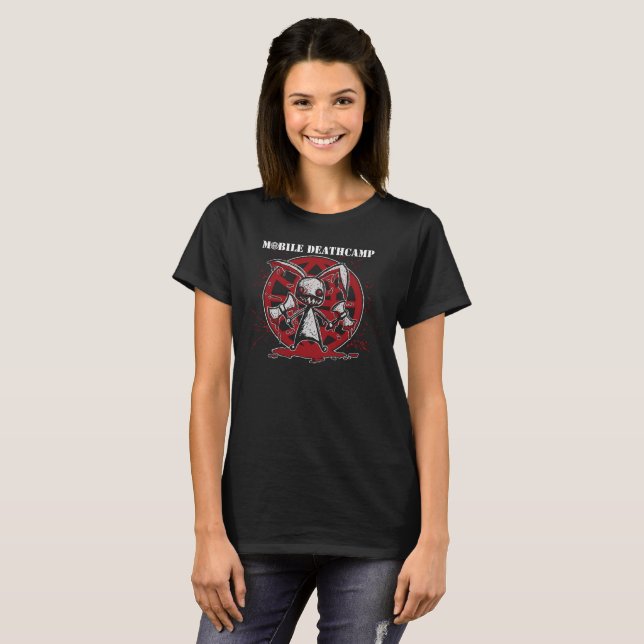 Mobile Dethcamp women's "Murder Bunny" shirt (Front Full)