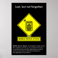 Mobile Device Attack Security Awareness Poster