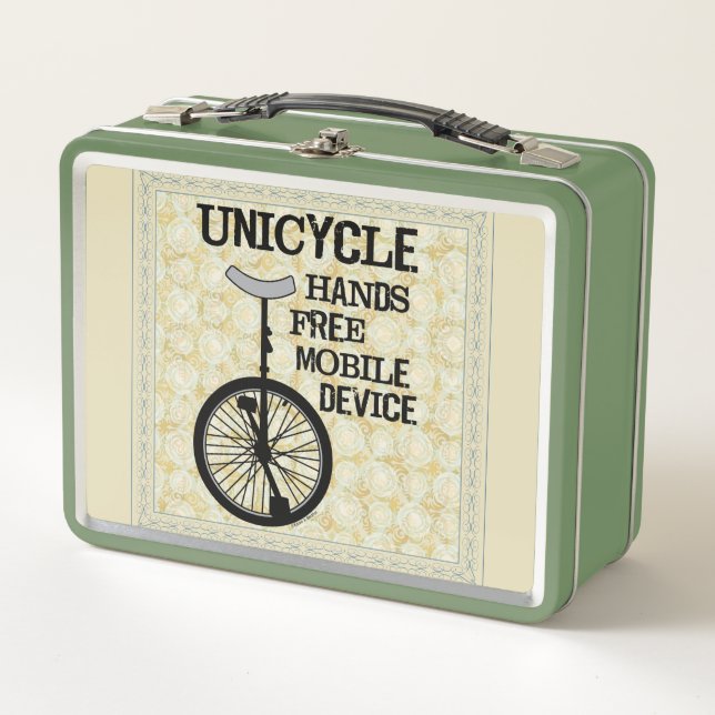 Mobile Device Bold Metal Lunch Box (Front)
