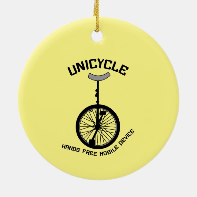 Mobile Device Curved Ceramic Ornament (Back)