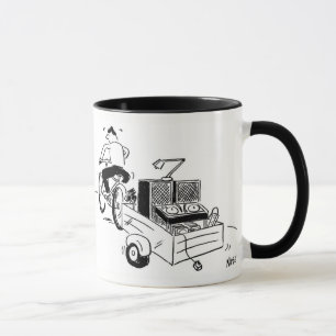 Mobile DJ Cartoon Mug