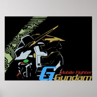 Mobile Fighter G Gundam Shining Gundam Poster