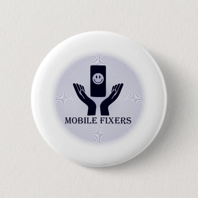 Mobile Fixers 2 Inch Round Button (Front)
