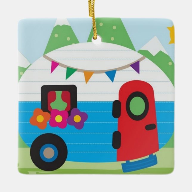 *MOBILE HOME*  CHRISTMAS ORNAMENT (Front)