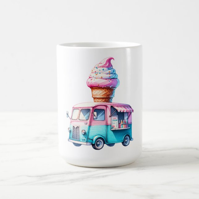 mobile ice cream van coffee mug (Center)