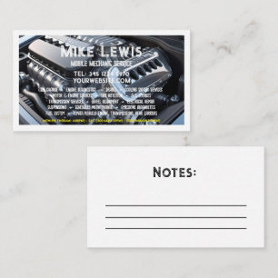 Mobile Mechanic Business Card