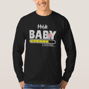 Mobile Native Pride Funny State Baby Parent Mom Da T-Shirt