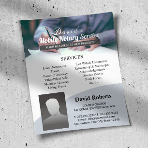 Mobile Notary & Loan Signing Agent Professional Flyer
