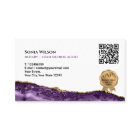 Mobile Notary & Loan Signing Agent Purple QR Code