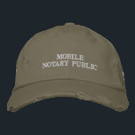 Mobile Notary Public Embroidered Hat<br><div class="desc">This cool trucker hat for mobile notary public business owners is designed to be an effective cost effecient option to keep you/your company visible and in front of potential clients as you're on the move.</div>