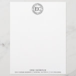 Mobile Notary Public  Letterhead<br><div class="desc">Modern professional mobile notary logo style letterhead for you business correspondence.</div>
