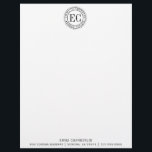 Mobile Notary Public  Letterhead<br><div class="desc">Modern professional mobile notary logo style letterhead for you business correspondence.</div>