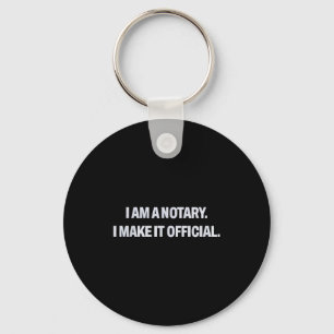 Mobile Notary Public Loan Signing Agent Gift Keychain