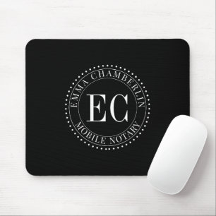 Mobile Notary Public Logo Mouse Pad