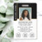 Mobile Notary Public Photo QR Code ID Black