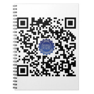 Mobile Notary Public qr-code Notebook