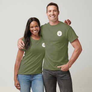 Mobile Notary Public Signing Agent khaki gold T-Shirt