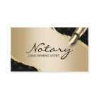 Mobile Notary Signing Agent Luxury Black & Gold 