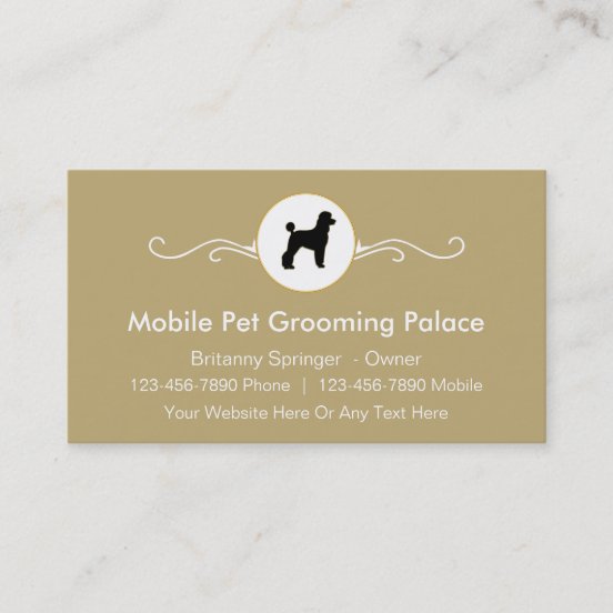 Mobile Dog Grooming Business Cards & Profile Cards | Zazzle CA