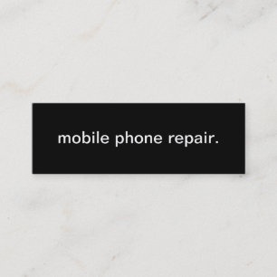 Mobile Phone Repair Service Business Card