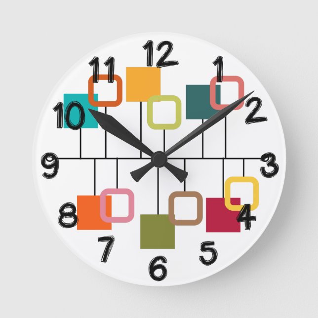 Mobile  round clock (Front)