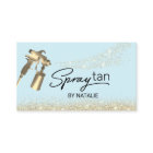 Mobile Spray Tan Light Blue Gold Airbrush Tanning