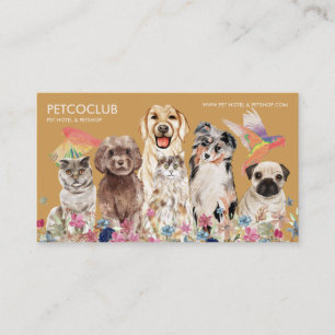 Mobile Vet House Call Clinic Business Card