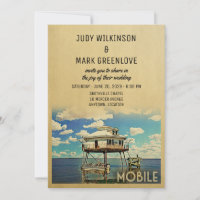 Mobile Wedding Invitation Alabama