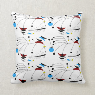 Mobiles Coussins inspirés par l'équipe atomique