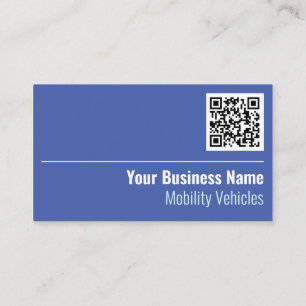 Mobility Vehicles QR Code Business Card