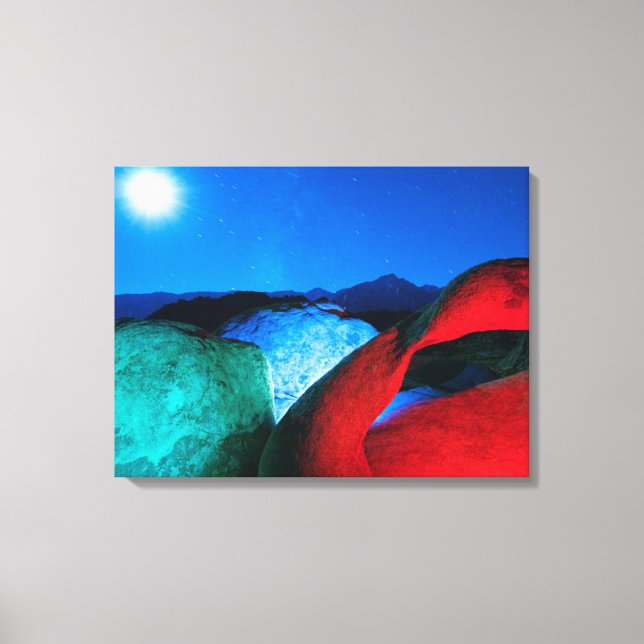 Mobius Arch & Rocks | Alabama Hills, California Canvas Print (Front)