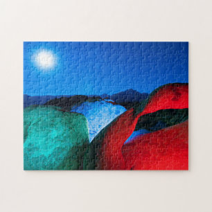 Mobius Arch & Rocks   Alabama Hills, California Jigsaw Puzzle