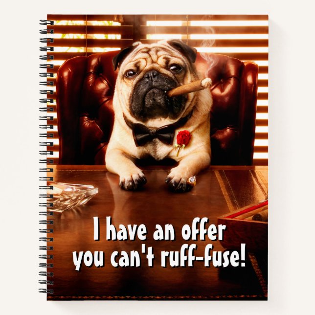 Mobster Dog Notebook (Front)