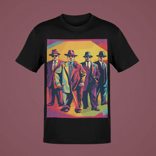 Mobster Guy / Woman / Suited Mob Gang Collection T-Shirt