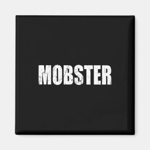 Mobster Halloween Costume Funny Cute Distressed  Magnet
