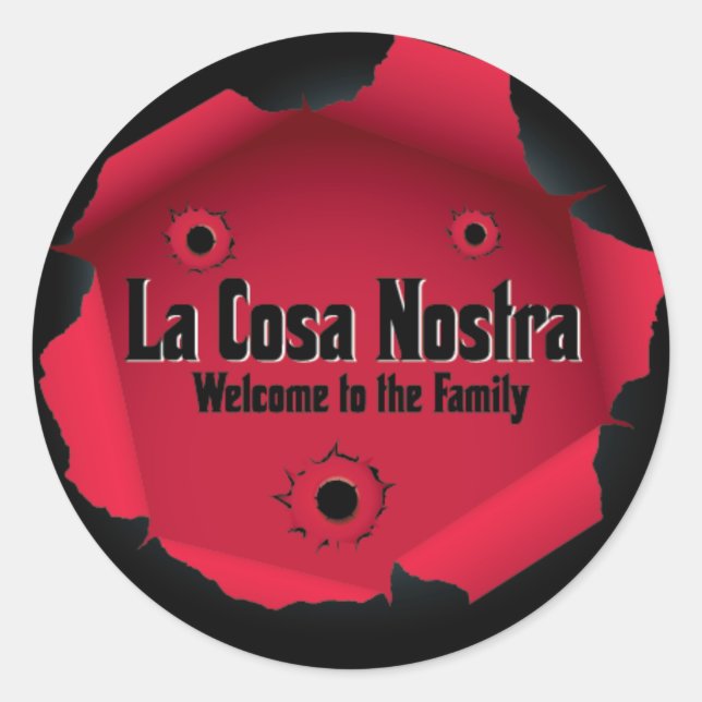 Mobster Sticker (Front)