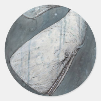 Moby Dick Classic Round Sticker
