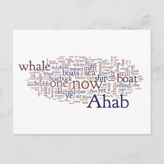 Moby Dick last chapters graduation postcard
