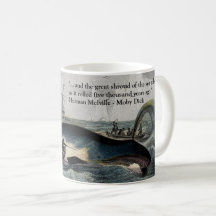 Moby Dick quote and Whale Mug