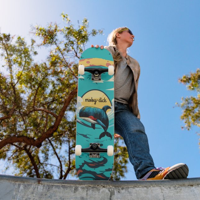 Moby-Dick Whale Skateboard (Outdoor 1)