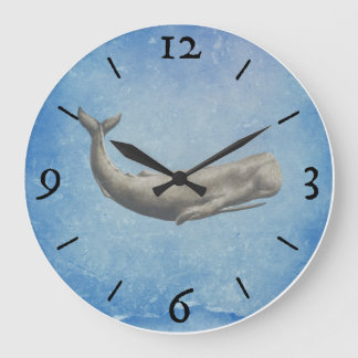 Moby-Dick Whale Wall Clock