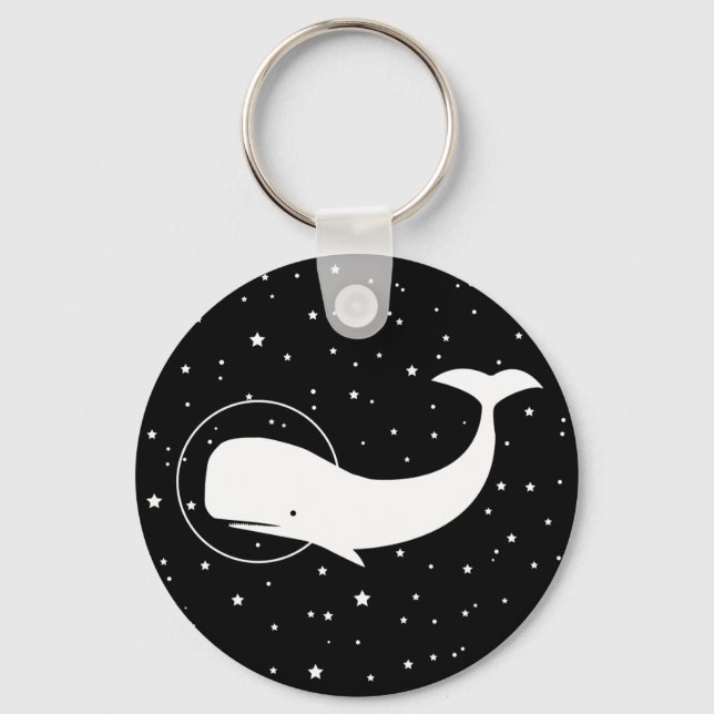 Moby in Space Keychain (Front)