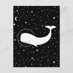 Moby in Space Postcard