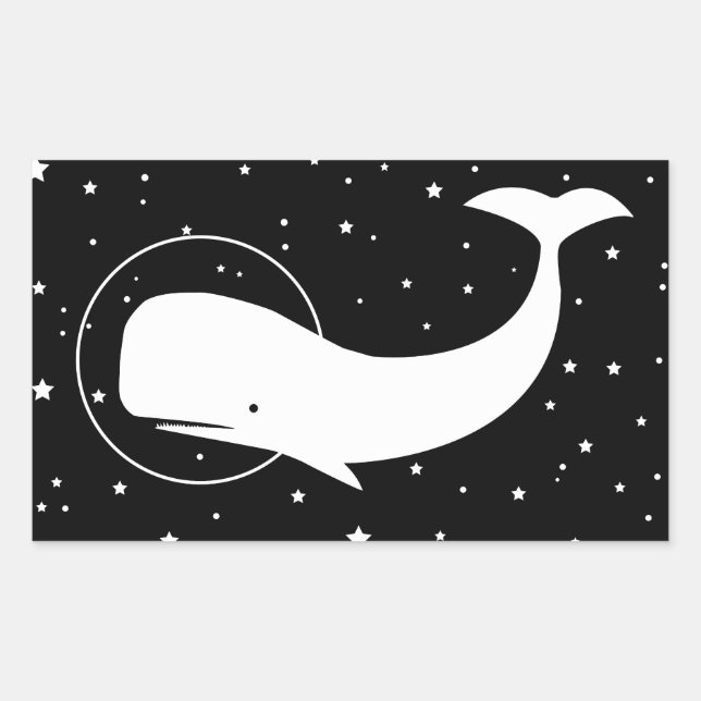 MOBY IN SPACE STICKER (Front)