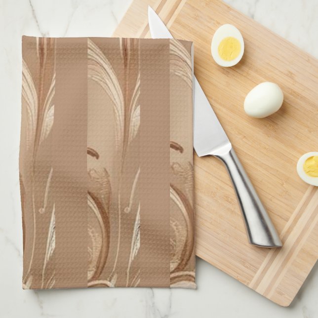 Mocha Bliss Kitchen Towel (Quarter Fold)